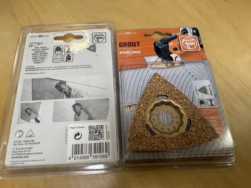 Fein Hartmetall Raspel 1St. - Universell einsetzbar - Multifunktionswerkzeuge, ideal für Grobschliff von Spachtelmasse, Beton und Holz. Mit Starlock-Aufnahme und Staubabsaugung für sauberes Arbeiten.