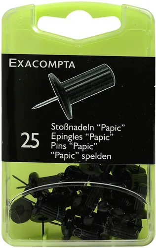 Pinnwandnadeln Blisterbox 25 Stück schwarz