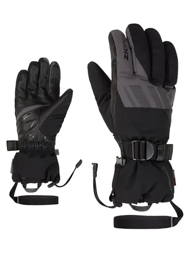 Herren Skihandschuhe GHALION AS(R) 9 - Handschuhe mit wasserdichter AQUASHIELD-Membran und robuster Handfläche für optimalen Grip, ideal für den Einsatz auf der Piste. PFC-frei und mit Cordlock-System für perfekten Sitz.