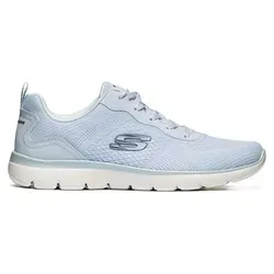 Skechers 150291 Sportboden Absatz/Keil in Blau (Gr. 38) - Bequeme Skechers mit 25 mm Absatzhöhe, ideal für sportliche Aktivitäten und den Alltag. Stilvoll und vielseitig kombinierbar.