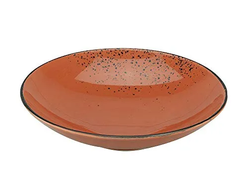 CreaTable 22518 Nature Collection Suppenteller 22 cm TERRA in orange von CreaTable