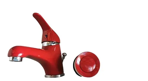 Wagner Einhebel Waschtischarmatur in Rot in rot von Wagner