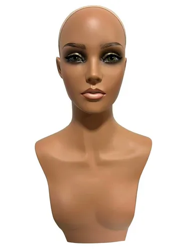 Orlob Schaufensterpuppe Damen Deko Kopf, Perückenkopf, Modellkopf, Schaufensterpuppe, 50 cm Hoch