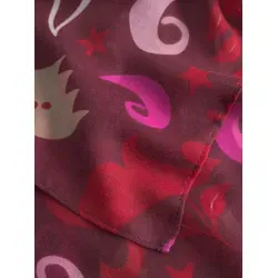 CODELLO Bedruckter Schal aus recyceltem Polyester