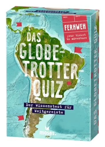 Das Globetrotter-Quiz - Fernweh - Moses Verlag - Neu (S096)