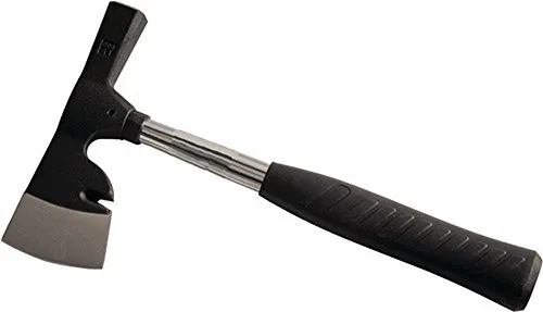 LSR Tools Gipsbeil 600 g | Kopf aus legiertem Stahl mit Schneide & Schlagfläche | Stahlrohrstiel mit rutschfestem Griff – Profi-Beil für Gips- & Ausbauarbeiten