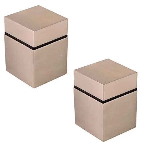 Stück SO-TECH® Regalträger Cube Edelstahloptik Glasbodenhalter Regalbodenträger 2