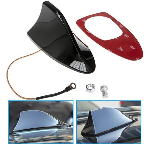 Produktbild Bolwins A53C Universal Auto Shark Hai Antenne Dachantenne Haifisch Hochglanz Dachantenne