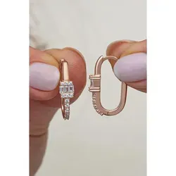 Lodie Silver Silber-Creolen mit Edelsteinen für Damen von Lodie Silver