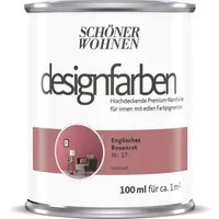 Schöner Wohnen Designfarben Englisches Rosenrot 100 ml