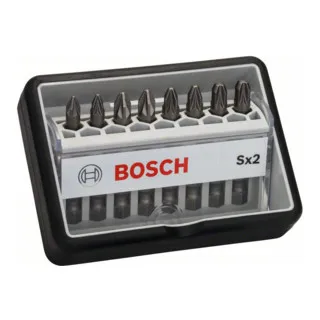 Bosch Schrauberbit-Set Robust Line Sx Extra-Hart 8-teilig 49 mm PZ, 1