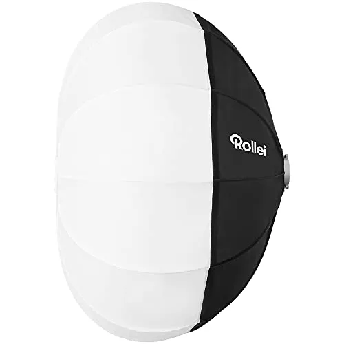 Rollei Ballon Softbox 120cm - Spiegelreflex- & Systemkameras, ideal für weiches Umgebungslicht und flexible Lichtgestaltung durch Licht-Kontrollvorhang – perfekt für Produkt-Fotografie.