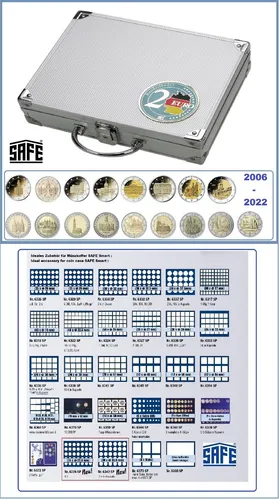 SAFE-247-0-Münzkoffer-2-Euro-Deutsche-Bundesländer-2006-2038-Smart-leer