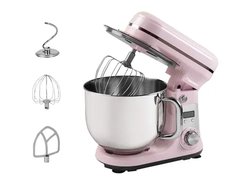 Bestron Küchenmaschine Super Silent 4-in-1 Rosa