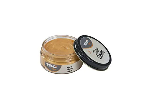 TRG the One Shoe Cream, Creme für Leder und Kunstleder, Gold (405 Gold), 50 ml