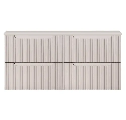 Lomadox Waschbeckenschrank NEWPORT-56-CASHMERE Waschtischunterschrank 120cm, kaschmir