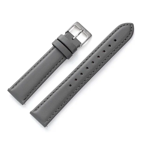 mm Uhrenarmband Leder Grau SI 16