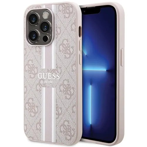 Guess TPU Hard Case für Apple iPhone 15 Pro 6.1 - Pink - Stylische Taschen & Schutzhüllen, schützt Ihr iPhone 15 Pro 6.1 effektiv und verleiht ihm einen eleganten Look in Rose.