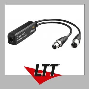 Dante AVIO AES3 IO Adapter 2x2 - Audio-Interfaces mit robuster Bauweise; überträgt zwei Kanäle von AES3 in ein Dante Netzwerk und umgekehrt; 96 kHz / 24 Bit für höchste Audioqualität.