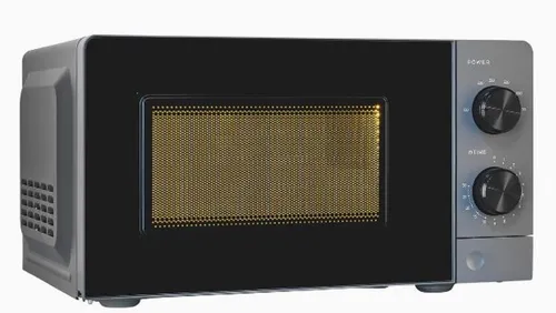 Exquisit Mikrowelle MW850-070, 20 Liter, 700 Watt - Kompakte Mikrowelle mit 20 l Garraum und 5 Leistungsstufen, ideal zum schnellen Erhitzen, Auftauen und einfache Reinigung für jede Küche.