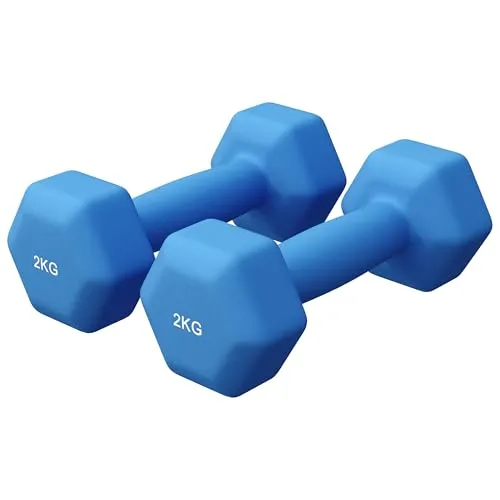 GORILLA SPORTS Neopren Kurzhanteln 2er Set - Die GORILLA SPORTS® Neopren Kurzhanteln im praktischen 2er Set bieten rutschfesten Grip und Bodenschutz. Ideal für Kraft- und Ausdauertraining in verschiedenen Gewichten und Farben.
