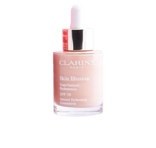 CLARINS Skin Illusion SPF 15 109C Wheat, 30 ml - Make-up für einen strahlenden Teint: Die Skin Illusion Serum-Foundation bietet ein ultra-natürliches Finish mit SPF 15 und pflegenden Inhaltsstoffen für eine gleichmäßige Haut.