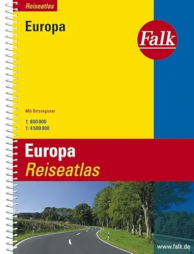Produktbild Falk Reiseatlas Europa: Mit Ortsregister (Falk Atlanten)
