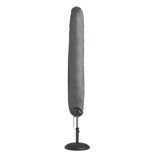 Perel Schutzhülle für Sonnenschirm, Grau, 165 cm x 30 cm - Sonnenschirm-Zubehör: Wetterfeste Schutzhülle aus UV-beständigem Polypropylen, schützt Ihren Sonnenschirm vor Wind und Schmutz und verlängert seine Lebensdauer.