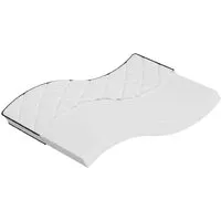 vidaXL Matratze Schaumstoff Mittelweich 140x200 cm - Topper mit komfortablem Liegegefühl, atmungsaktivem Bezug und einfachem Bezug zum Reinigen. Ideal für erholsamen Schlaf in allen Positionen.