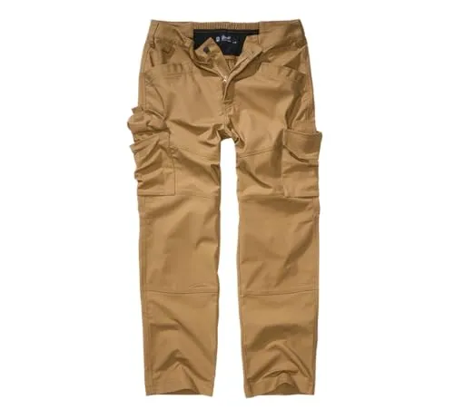 Brandit Tactical Pants Ripstop XL in Camel - Outdoor Hosen für Herren, aus robustem Ripstopmaterial für hohen Tragekomfort und vielseitige Taschen für optimalen Stauraum.