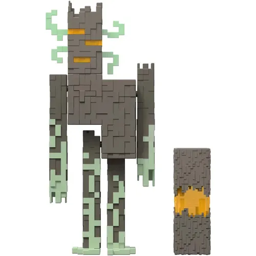Mattel Minecraft-Actionfigur Der Knarz mit interaktiven Lichtern - Erlebe mit der 20 cm großen Minecraft-Actionfigur Der Knarz interaktive Abenteuer! Mit Lichtern und Geräuschen wird das Spiel lebendig. Ideal für Sammler und Fans ab 6 Jahren!