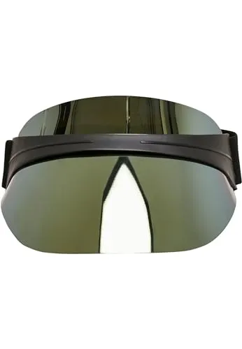Urban Classics Unisex Cool Plastic Visor one Size Black/Gunmetal