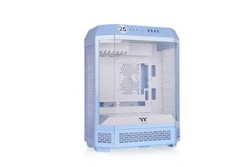 Thermaltake The Tower 600 Hydrangea Blue - Midi-Tower PC-Gehäuse in Blau, vielseitig kompatibel mit ATX, micro ATX und Mini-ITX