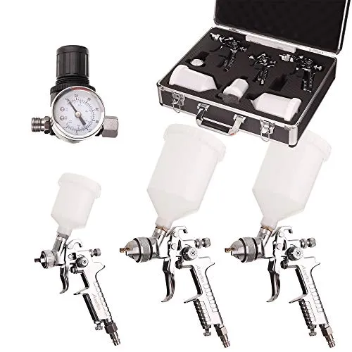 Auarita H-827 Profi-Spritzpistolen-Set im Metallkoffer von Auarita