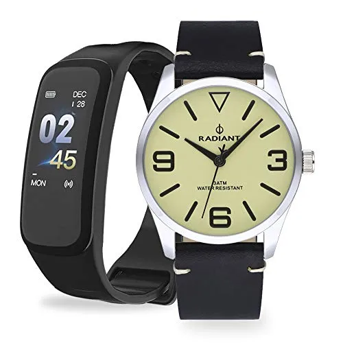 Radiant Herren Analog-Digital Automatic Uhr mit Armband S0358383