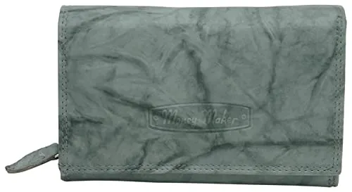 Money Maker Damen Leder Geldbörse