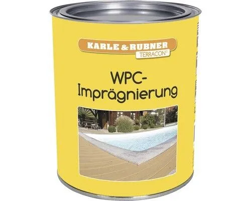 WPC Imprägnierung 0,75 l - Sonstiges Zubehör, schützt Holz vor Witterungseinflüssen und verlängert die Lebensdauer Ihrer Terrassenbalken.