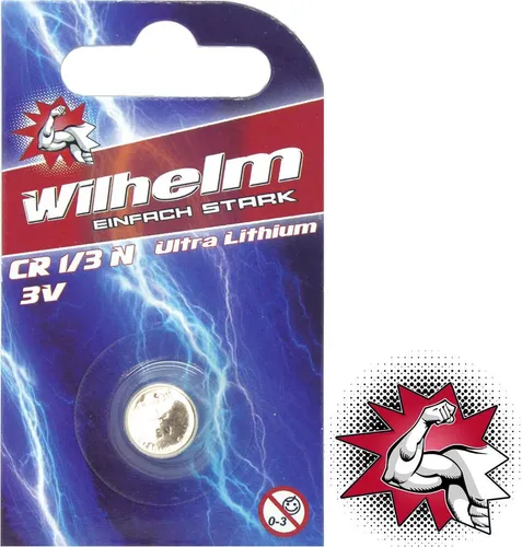 WILHELM 1/3N 3V Photo Lithium CR1/3N DL1/3N Blister 1 x