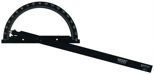 Vogel Winkelmesser 120x150mm verchromt