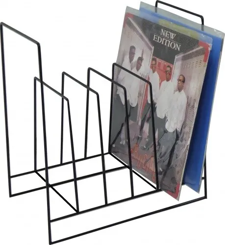 Schallplatten Ständer schwarz XL / Vinyl Records Rack XL black 39cm hoch!