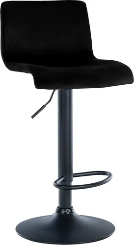 Deluke Barhocker Schwarz – Höhenverstellbar & Drehbar