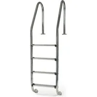 Poolleiter GRE für Einbaubecken Edelstahl 4 Stufen