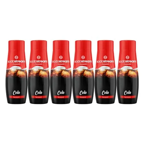 Set mit 6 COLA SODASTREAM-Konzentraten 440 ml von SodaStream