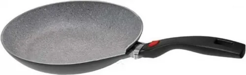 BALLARINI Click & Cook Granitium Bratpfanne 20 cm - Pfanne aus Aluminium mit 5-facher GRANITIUM Antihaftversiegelung, ideal für gesundes Kochen ohne Öl. Ergonomischer, einklappbarer Stiel für platzsparende Aufbewahrung.