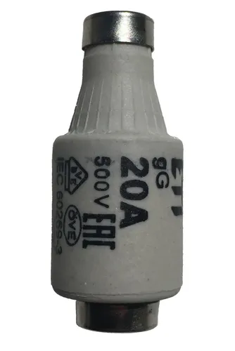 ETI Sicherungseinsatz DIAZED DII, 20A, E27, 500V~ AC, 5-er Pack #226013