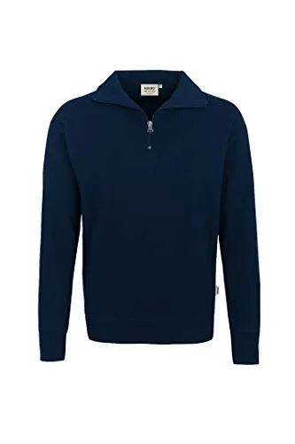 HAKRO Zip-Sweatshirt Premium, Tinte, 3XL - Hochwertiges Herren-Sweatshirt aus 70% Baumwolle, 300 g/m², ideal für Beruf und Freizeit, Größe 3XL für optimalen Tragekomfort.