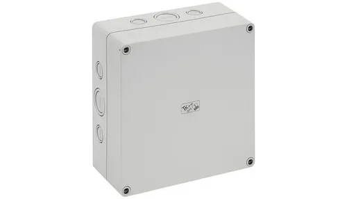 Spelsberg TK PS 1818-8f-m Leergehäuse, metrische Vorprägungen, IP66, 182x180x84 mm, grau (10591301)