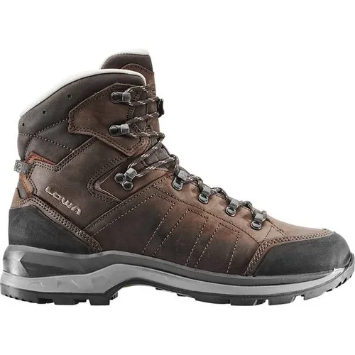 Lowa Herren Wanderstiefel TREKKER LL – Robuste Trekking-Schuhe für Abenteuer - Wanderschuhe mit hochwertigem Nubukleder und innovativer Vibram-APPTRAIL-DIVO-Sohle für optimalen Tragekomfort und Sicherheit auf anspruchsvollen Touren.