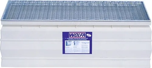 Wolfa Lichtschachtaufsatz Standard 101 x 35 x 60 cm ohne Gitterrost