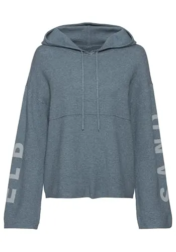 Elbsand Damen Hoodie - Bequemer, elastischer Hoodie mit Kapuze und langen Ärmeln. Ideal für entspannte Tage, bietet hohen Tragekomfort dank des hohen Viskose-Anteils.